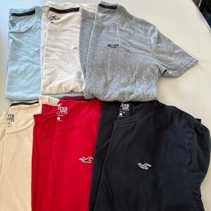 Men’s Hollister Small 6 Tshirt Bundle